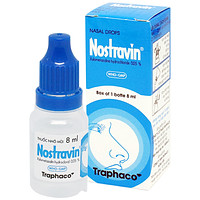 Thuốc nhỏ mũi Nostravin 0,05% Traphaco 8ml giúp làm giảm triệu chứng nghẹt mũi và giảm tình trạng sung huyết.