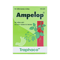 Sản phẩm thuốc Ampelop 625mg Traphaco được dùng để điều trị viêm loét dạ dày, hành tá tràng (9 vỉ x 10 viên)