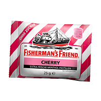 Kẹo cay con tàu vị cherry Fisherman's Friend (Gói 25g)