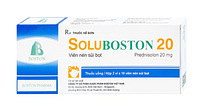 Viên sủi Soluboston 20 Boston điều trị giảm tình trạng viêm, dị ứng (2 vỉ x 10 viên)