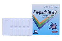 Co-Padein Nadyphar giảm đau nhức xương khớp, nhức đầu, nhức răng hộp 10 vỉ x 10 viên=========Mã sản phẩm=====BWP09846