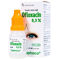 Ofloxacin 0,3% Traphaco thuốc nhỏ mắt dùng để điều trị viêm kết mạc, nhiễm trùng mắt (6ml)