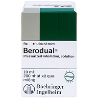 Berodual MDI là thuốc xịt giãn phế quản dạng khí dung, chai 10ml