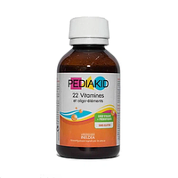 PEDIAKID 22 VIT & OLI - Siro Bổ Sung 22 Vitamin Cho Trẻ Từ 6 Tháng Tuổi (Chai 125ml)