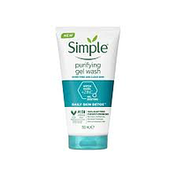 Simple gel rửa mặt kiểm soát bóng nhờn và sạch mụn tuýp 150ml