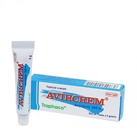 Thuốc dùng ngoài Avircrem 250mg điều trị các trường hợp nhiễm virus herpes simplex trên da (tuýp 5g)