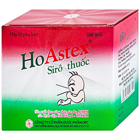 Ho Astex điều trị ho, giảm ho trong viêm họng, viêm phế quản hộp 30 gói x 5ml