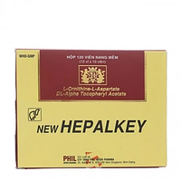 New Hepalkey điều trị xơ gan, gan nhiễm mỡ hộp 12 vỉ x 10 viên