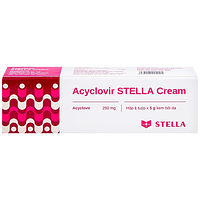 Acyclovir Stella Cream điều trị nhiễm virus Herpes simplex (Tuýp 5g)
