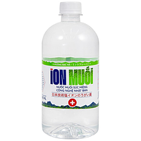 Nước muối súc miệng Ion Muối Fujiwa ngăn chặn vi khuẩn, giảm viêm họng chai 680ml