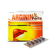 Arginin forte MEDIUSA  thanh nhiệt giải độc mát gan (Hộp 60 viên nang mềm )