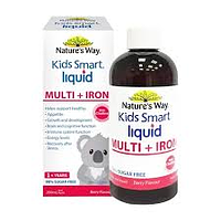 Siro Kids Smart Liquid Multi + Iron Nature's Way (200ml) hỗ trợ tăng sức đề kháng