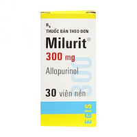 Milurit 300mg Egis Pharma điều trị bệnh gout, phòng ngừa bệnh sỏi axit uric (30 viên)
