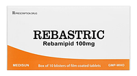 Rebastric 100mg Medisun điều trị loét dạ dày hộp 10 vỉ x 10 viên

