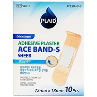 Băng keo cá nhân trong suốt Ace Band-S (Transparent) 72mm x 18mm Young Chemical bảo vệ vết thương (Hộp10 miếng)