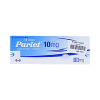 Pariet Tab 10mg điều trị loét tá tràng hoạt động hộp 1 vỉ x 14 viên
