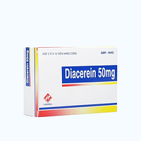 Thuốc Diacerein 50mg Vidipha điều trị thoái hoá khớp, viêm xương khớp (3 vỉ x 10 viên)