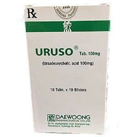 Uruso 100mg điều trị sỏi mật ,viên nén (10 VI X 10 VIEN)