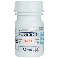 PMS-Ursodiol C 250mg điều trị xơ gan ứ mật, tan sỏi mật hộp 30 viên