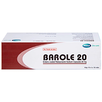 Barole 20mg điều trị loét dạ dày, tá tràng hộp 10 vỉ x 10 viên