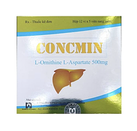 Concmin 500mg điều trị bệnh lý về gan hộp 12 vỉ x 5 viên
