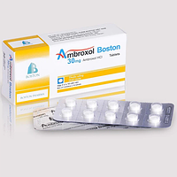 Ambroxol Boston 30mg Boston điều trị viêm phế quản, hen phế quản (Hộp 3 vỉ x 10 viên)
