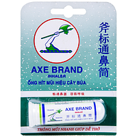 Ống hít mũi Cây Búa Axe Brand Inhaler Leung Kai Fook dùng để điều trị cảm cúm và ngạt mũi (6 ống x 1.7g)