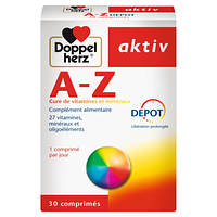 A Z Depot doppel herz bổ sung vitamin, giúp hỗ trợ tăng cường sức đề kháng (Hộp 30 viên)