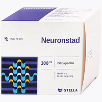 Neuronstad 300mg Stella hỗ trợ điều trị động kinh cục bộ (10 vỉ x 10 viên thuốc)