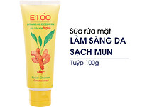 E100 sữa rửa mặt giúp giảm mụn tuýp 100g