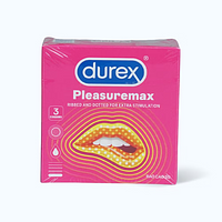 Durex Pleasuremax bao cao su có gân hộp 3 cái