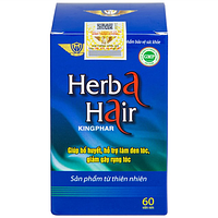 Kingphar Herba Hair hỗ trợ mọc và đem tóc hộp 60 viên