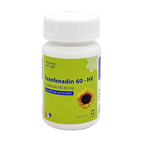 Fexofenadine 60mg HV điều trị viêm mũi dị ứng, mày đay (Chai 200 viên)