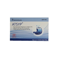 Atsyp 40mg chỉ định trào ngược dạ dày, viêm thực quản hộp 3 vỉ x 10 viên