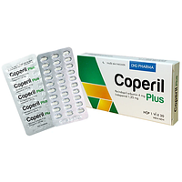 Coperil Plus 1.25mg/4mg điều trị tăng huyết áp nguyên phát hộp 1 vỉ x 30 viên