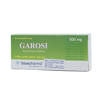Garosi Bluepharma điều trị nhiễm khuẩn (Hộp 1 vỉ x 3 viên)