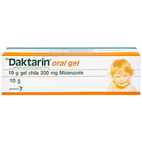 Daktarin Oral gel Janssen điều trị nhiễm nấm candida (Tuýp 10g)
