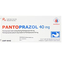 Pantoprazol 40mg điều trị loét dạ dày, tá tràng (2 vỉ x 7) viên  nén