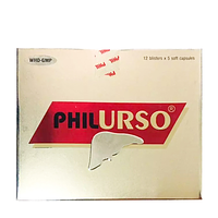 Phil Urso Phil Inter Pharma điều trị gan nhiễm mỡ, xơ gan hộp 12 vỉ x 5 viên