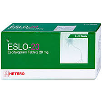 Thuốc Eslo-20 Hetero điều trị trầm cảm, rối loạn lo âu (3 vỉ x 10 viên)