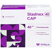 Stadnex 40mg  điều trị trào ngược dạ dày, thực quản (4 vỉ x 7) viên nang cứng