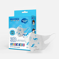 Khẩu trang BIOMEQ 3D KIDS HỘP 15 CÁI