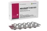 Thuốc Agilosart-H 50/12.5 Agimexpharm điều trị tăng huyết áp (3 vỉ x 10 viên)