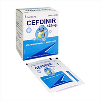 Cefdinir 125mg S.Pharm kháng sinh điều trị nhiễm khuẩn (Hộp 30 gói x 1,5g)