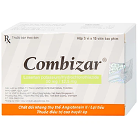 Combizar 62,5mg điều trị cao huyết áp hộp 3 vỉ x 10 viên