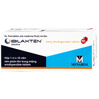 Bilaxten 10mg điều trị viêm mũi dị ứng, mày đay hộp 1 vỉ x 10 viên