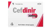 Cefdinir TV 300mg trị nhiễm khuẩn (Hộp 1 vỉ x 10 viên)