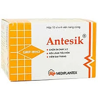 Viên nang Antesik trị đại tràng, tiêu chảy, rối loạn tiêu hóa (10 vỉ x 4 viên)