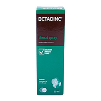 Betadine throat spray 0.45% dung dịch xịt họng điều trị nhiễm trùng niêm mạc miệng và họng chai 50ml 