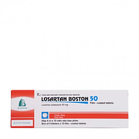 Losartan 50mg điều trị tăng huyết áp từ nhẹ đến nặng hộp 4 vỉ x 15 viên